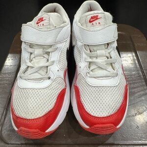 Nike Kids' White and Red Sneakers